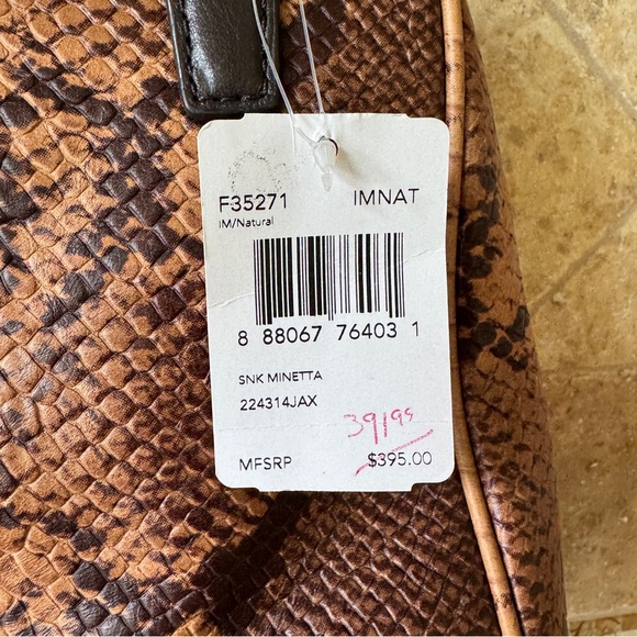 NWT COACH Minetta Leather Print‎ Crossbody Purse w/Gold Hardware - Picture 7 of 15